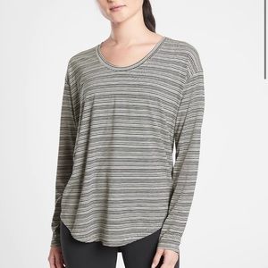Athleta CLOUDLIGHT Stratus Striped Top